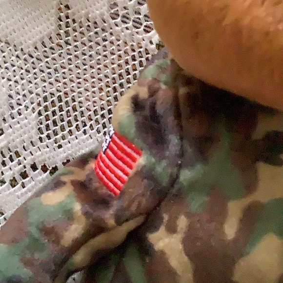 TY Beanie Hero bear camouflage w/ patch bd 3/12/2003 hang tag still on. - Picture 9 of 10